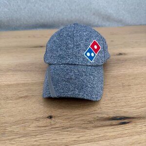 Dominos Gear Official Pizza Ball Hat Cap Adjustable Unisex Gray Logo Reflective